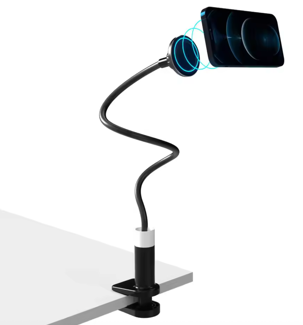 FLEXTA™ Magnetic Phone Holder – Hands-Free Desk & Bed Mount