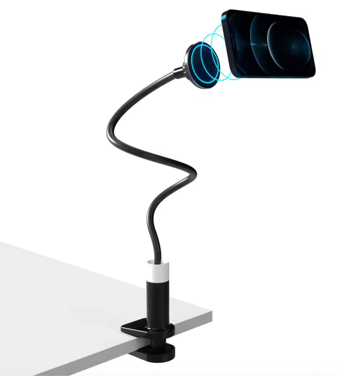 FLEXTA™ Magnetic Phone Holder – Hands-Free Desk & Bed Mount